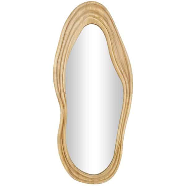 Espejo de madera tallada