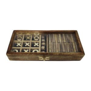 Caja De Juego De Mesa De Madera