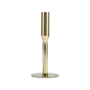 Candelabro De Metal Para Vela Delgada De 20Cm