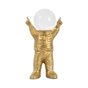 Astronauta Decorativo Con Cabeza De Orbe De Cristal