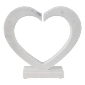 Escultura De Corazón Abierto En Mármol