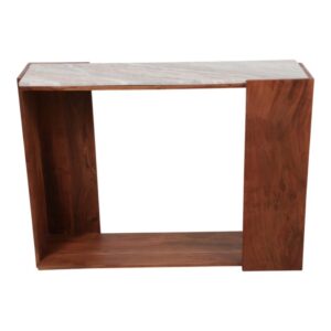 Consola Moderna Con Cubierta De Mármol