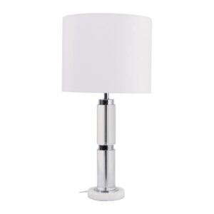 Lámpara De Mesa “Smythe” De Cristal