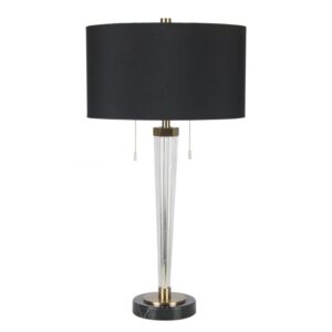 Lámpara De Mesa “Surry” De Cristal