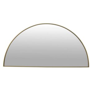 Espejo De Pared Media Luna Con Marco Dorado