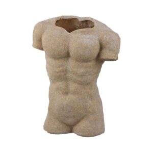 Maceta Decorativa Torso Masculino Arena