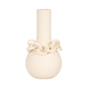 Florero Grande “Antigua” Con Anillo Decorativo
