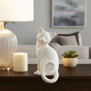 Gatito Decorativo Con Cola Colgante