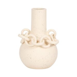 Florero Mediano “Antigua” Con Anillo Decorativo