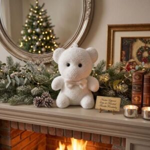 Oso colgante decorativo brillante grande
