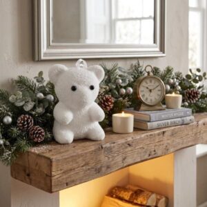 Oso colgante decorativo brillante chico